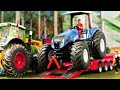 Rc Tractor pulling Test  - New Holland vs Fendt on the Farm | Rc Model Vehicle Power Action