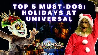 Celebrating Christmas at Universal Orlando Resort 2022