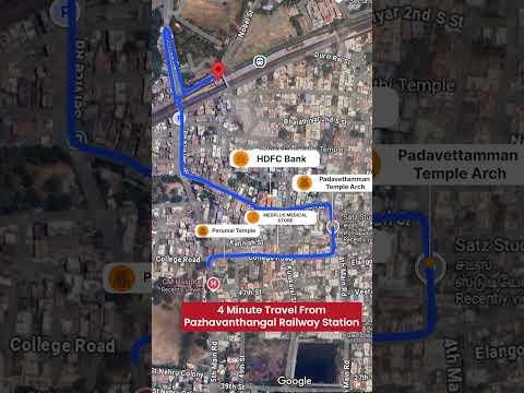 How to Reach CM Hospital From Pazvathangal Railway Station - Video Editing Services Chennai | MS MediaCorp