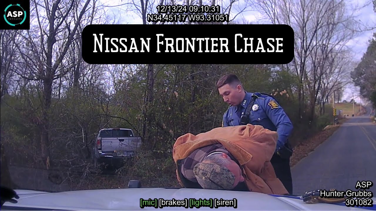 Nissan Frontier Chase Ends with Drug and Weapons Seizure in Garland County, AR Trooper Hunter Grubbs