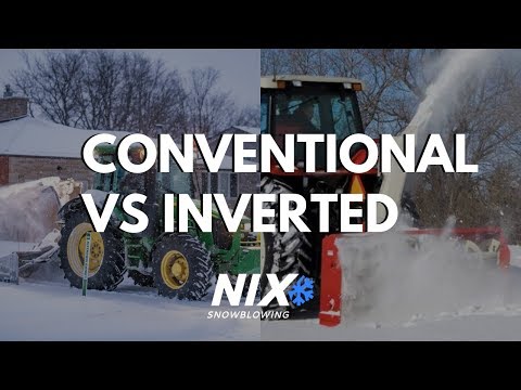 Conventional Vs Inverted Snowblower (On An Ag Tractor)