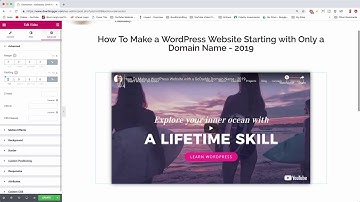 Add Video Widget to Elementor - WordPress - 2019