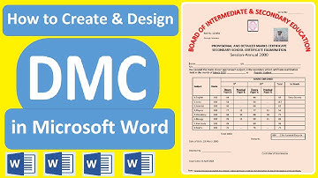 How to Create and Design DMC in MS WORD