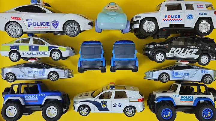 All Police Cars Around the World 🚓🌎 | Kids Toy Car Collection