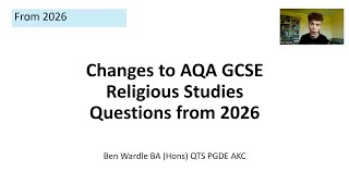 6 mark questions for AQA GCSE Religious Studies (2026 exam paper changes explained)