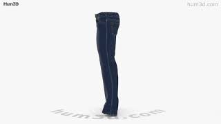 Jeans 3D model by 3DModels.org