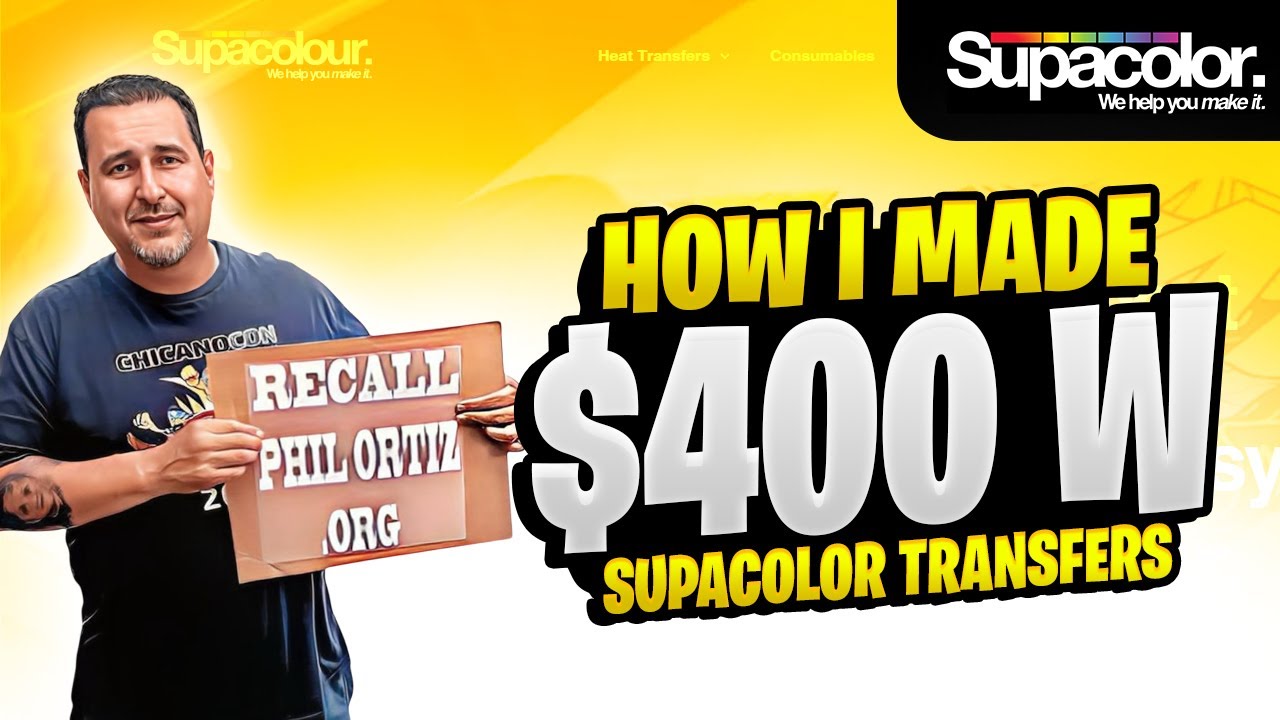 “How Supacolor Transfers Helped Me Make $400 in One Day”