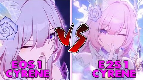 E0S1 CYRENE VS E2S1 CYRENE COMPARISON │ HSR 3.7 MOC 12