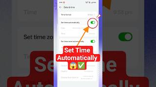 How to Set Time and Date Automatically on Android #shorts #youtubeshorts #mobile #tips