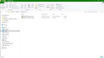 Part1-Convert file drawing to template dwg to dwt with ASD