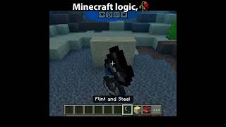 Minecraft underground TNT blast Minecraft logic 🤯
