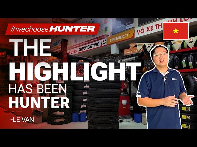 Hunter equipment like a “magnet attracting customers” for Vietnam’s Michelin Car Service