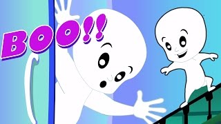 Del fantasma traviesa en mi hogar | Asustadiza rimas infantiles | video cabritos