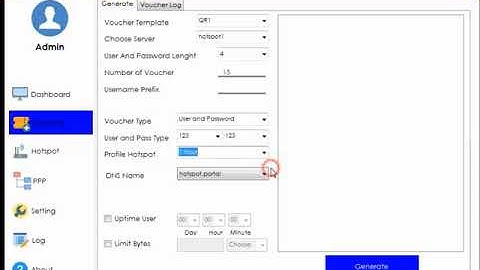 Generate Mikrotik Hotspot Voucher | M-Tik