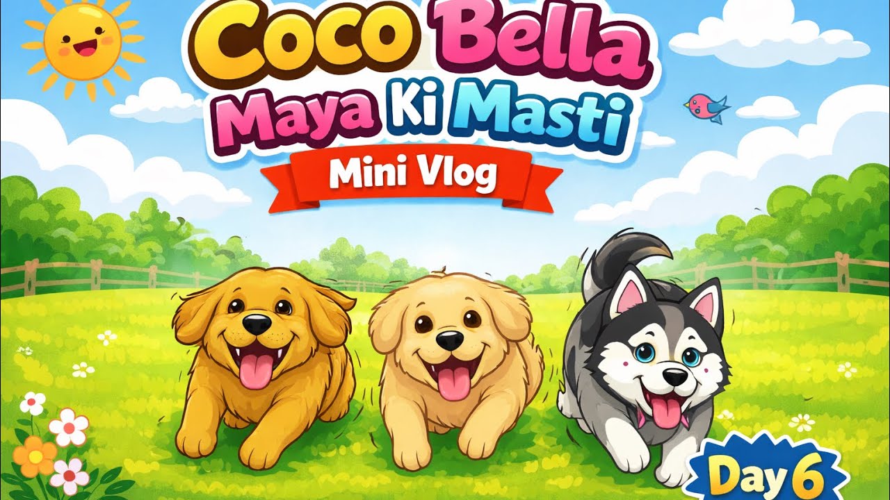 Coco Bella Maya Ki Masti 🐶 | Cute Dogs Mini Vlog Day 6 | Pure Paw-some Fun