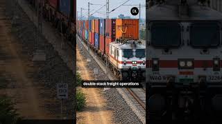 India’s Double Stack Freight Train Revolution 🚄 | 100% Electrified Freight Corridor Explained!