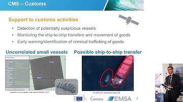 Use case : EMSA-TBV-CMEMS in support to Copernicus Maritime Surveillance Service
