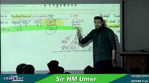 FAR Post Batch Sir Umer Lecture 11 A1