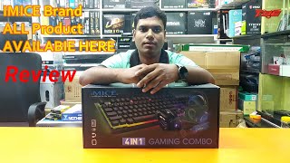 IMICE Brand ALL Product AVAILABIE   Havit HV-KB501CM IMICE GK-470,480 KB852CM 4in1 Gaming Combo pack