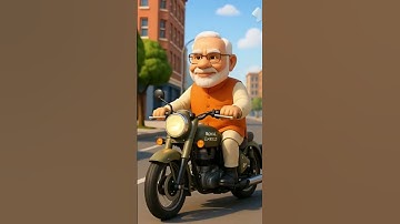 Thumbnail of modi with bike riding#cartoon #bikes #sadstatus #music #shortvideo #trending #jubinnautiyal #song