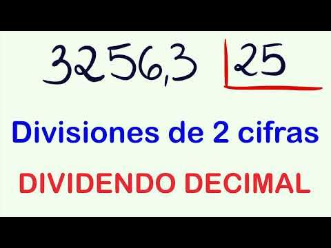 Cual es el dividendo y divisor