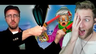 I NEVER SAW IT LIKE THIS!! Reacting to 'Grandma Got Run Over by a Reindeer' by Nostalgia Critic!