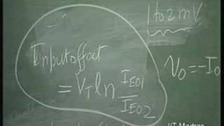 Lecture - 33 BJT Differential Amplifiers