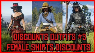 Red Dead Online Discounts Outfits #3 Shirts Discounts Female Outfits