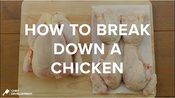 How To Break Down A Chicken | Chef-Development