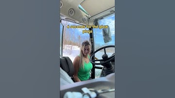 Cold Start at 32 Degrees: Glow Plugs in Action | John Deere & Farmers Daughter