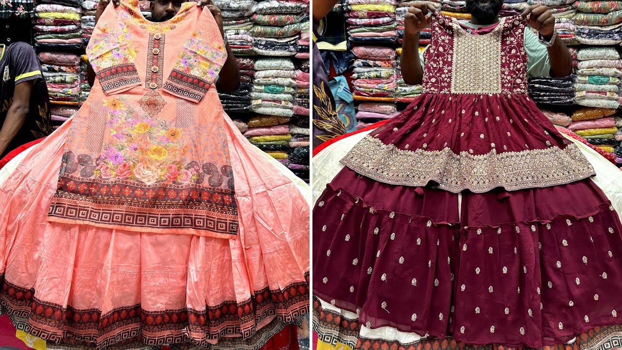বাচ্চা থেকে টিনএজের মেয়েদের ঈদের গাউন/গারারা/বুটিক থ্রিপিস |  Eid collection baby dress gown,garara