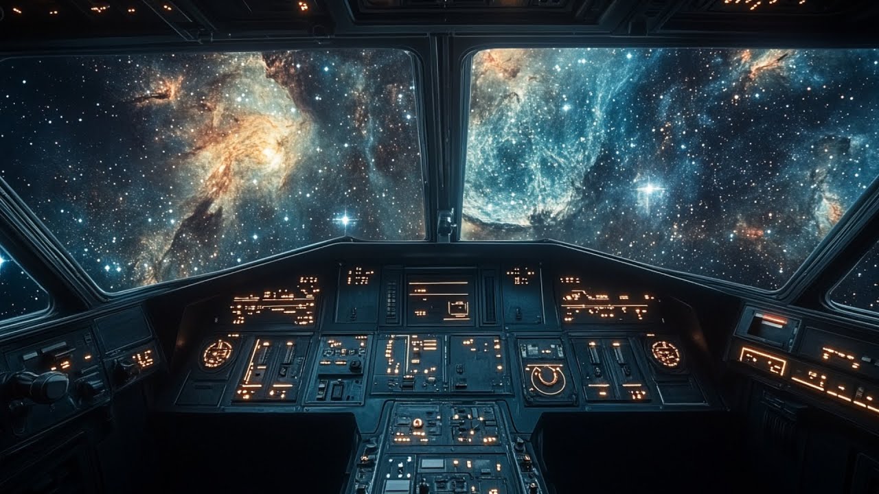 Super Deep Brown Noise for Relaxation | Spaceship Cockpit Ambience ...