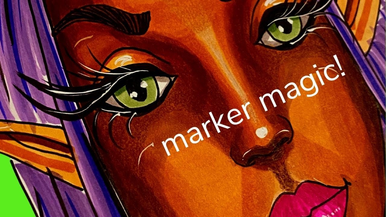 GORGEOUS DARK Skin Shades in Alcohol Markers! 
