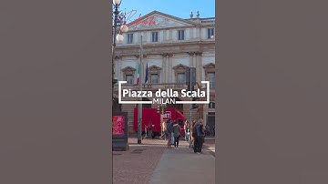 Milan, Italy Piazza della Scala #shorts #Milan #Lombardy #travel