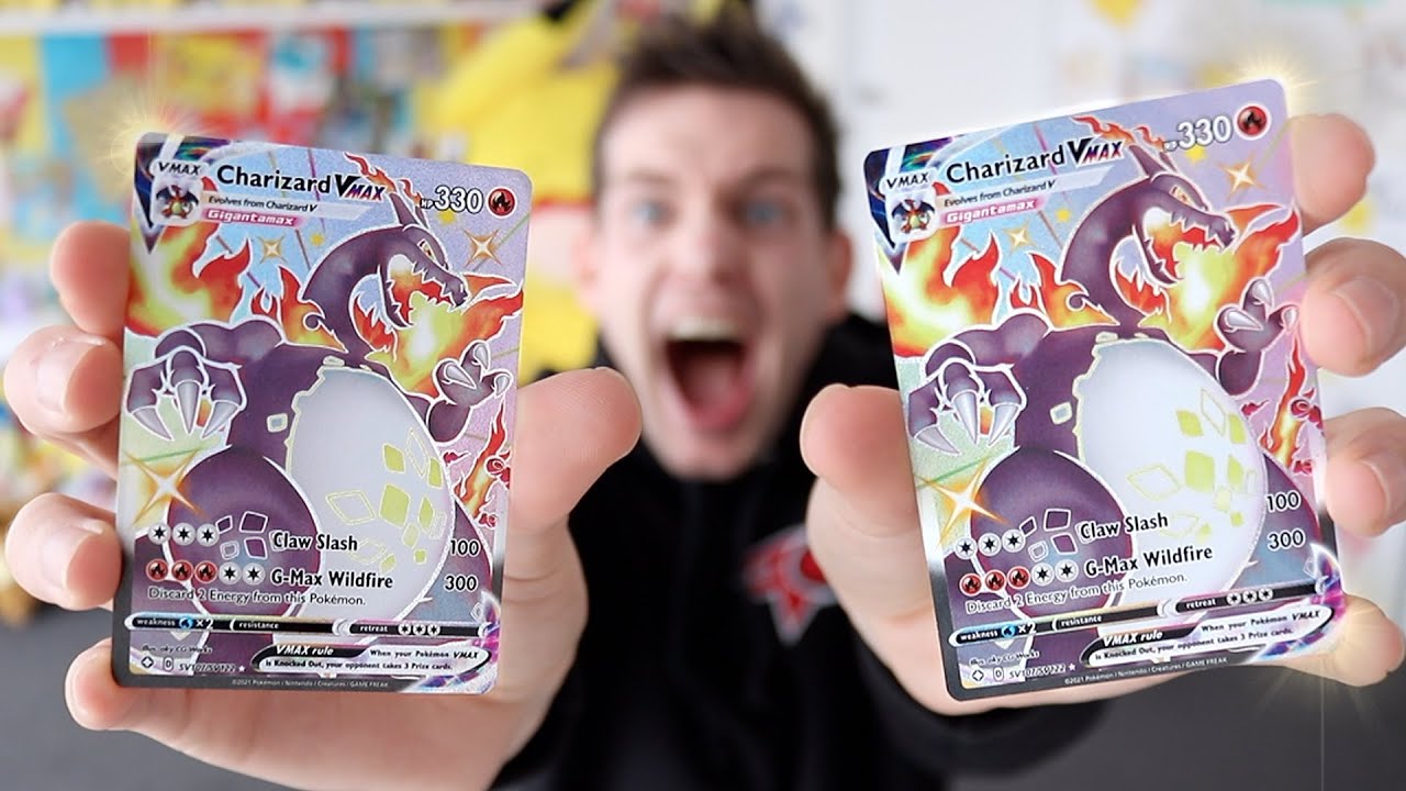 How rare is it to pull a shiny Charizard Vmax?