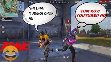 Noob Trolling on Random Teammate😂 must watch- Garena free fire