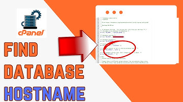 How to Find Your Database Host Name in Cpanel | Cpanel Tutorials