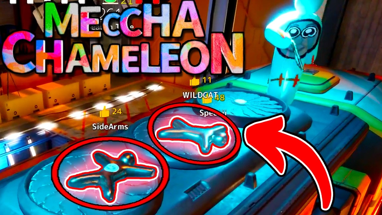 the STUPIDEST hiding spots in MECCHA CHAMELEON 