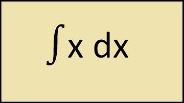 How to solve the Integral of xdx?