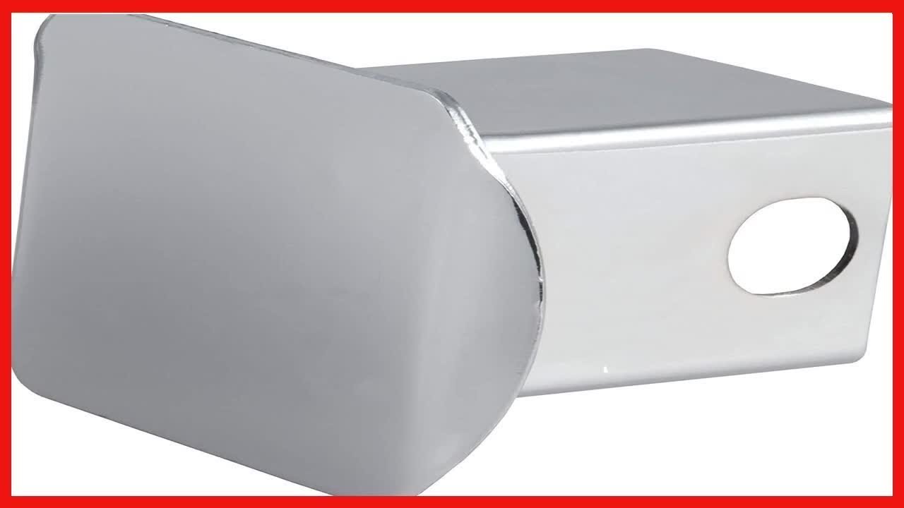CURT 22110 Chrome Steel Trailer Hitch Cover, Fits 2-Inch Receiver - MOI Shop