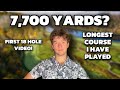 What can i shoot at the longest golf course i have ever played