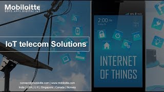IoT Flyer Telecommunication Mobiloitte
