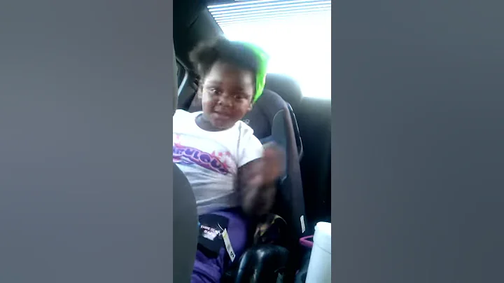 My 4yr old turnt up on her way to get her hair don