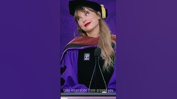 Taylor Swift NYU Graduation 👩‍🎓 #taylorswift #college  #shorts