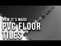 Ecotile Flooring - How Interlocking PVC Floor Tiles Are Made - UK Factory Automation!