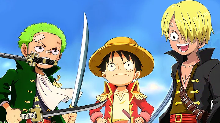 What if Luffy grew up with Zoro and Sanji