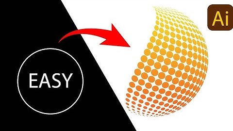 3D Halftone Effect Logo in Adobe Illustrator - Very Easy Tips & Tricks For Experts & Beginners
