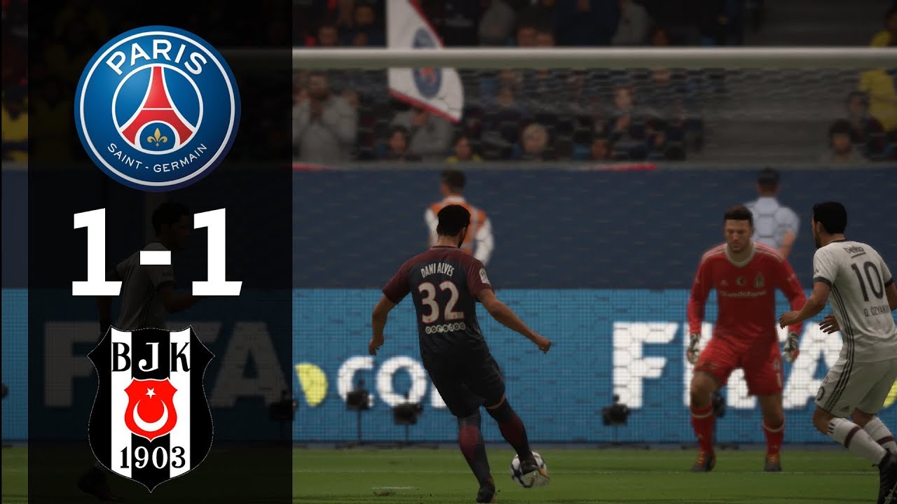 Dani Alves verhindert Blamage | Paris Saint-Germain 1-1 Besiktas Istanbul | Highlights