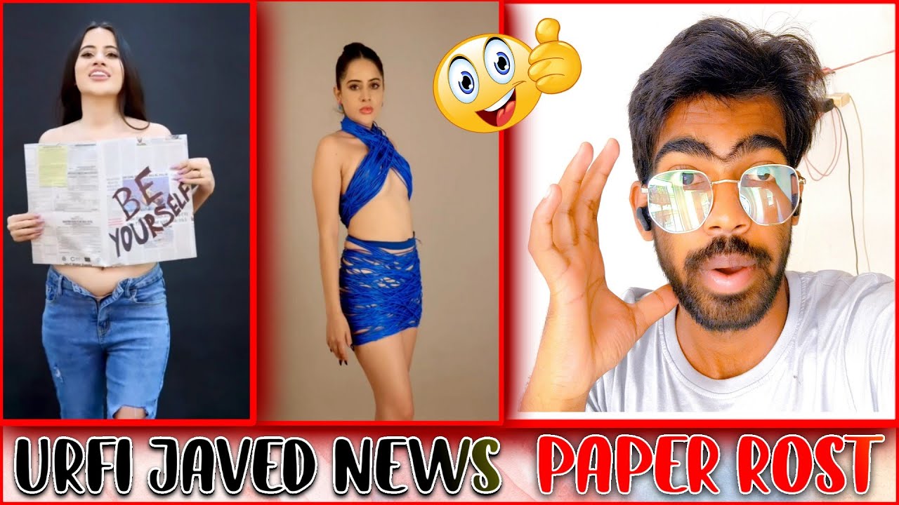 URFI JAVED NEWS PAPER ROST FUNNY 🔥🤪 - YouTube