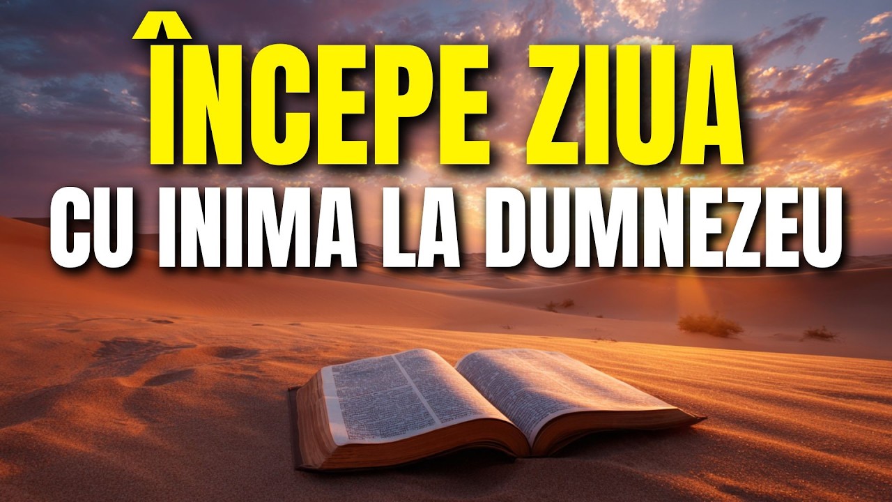 Începe ziua cu inima la Dumnezeu | Rugăciune de dimineață pentru pace, călăuzire și binecuvântări